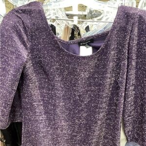 Le Chateau Sparkling Purple Dress